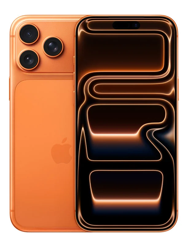 iPhone 17 Pro Max — Laranja-cósmico